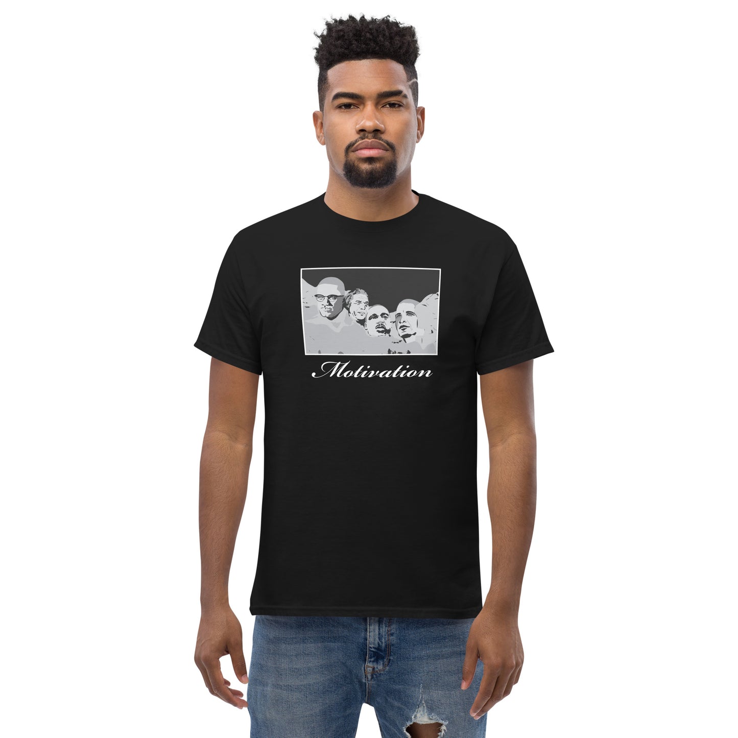 ME Design "Motivation" Black T-shirt