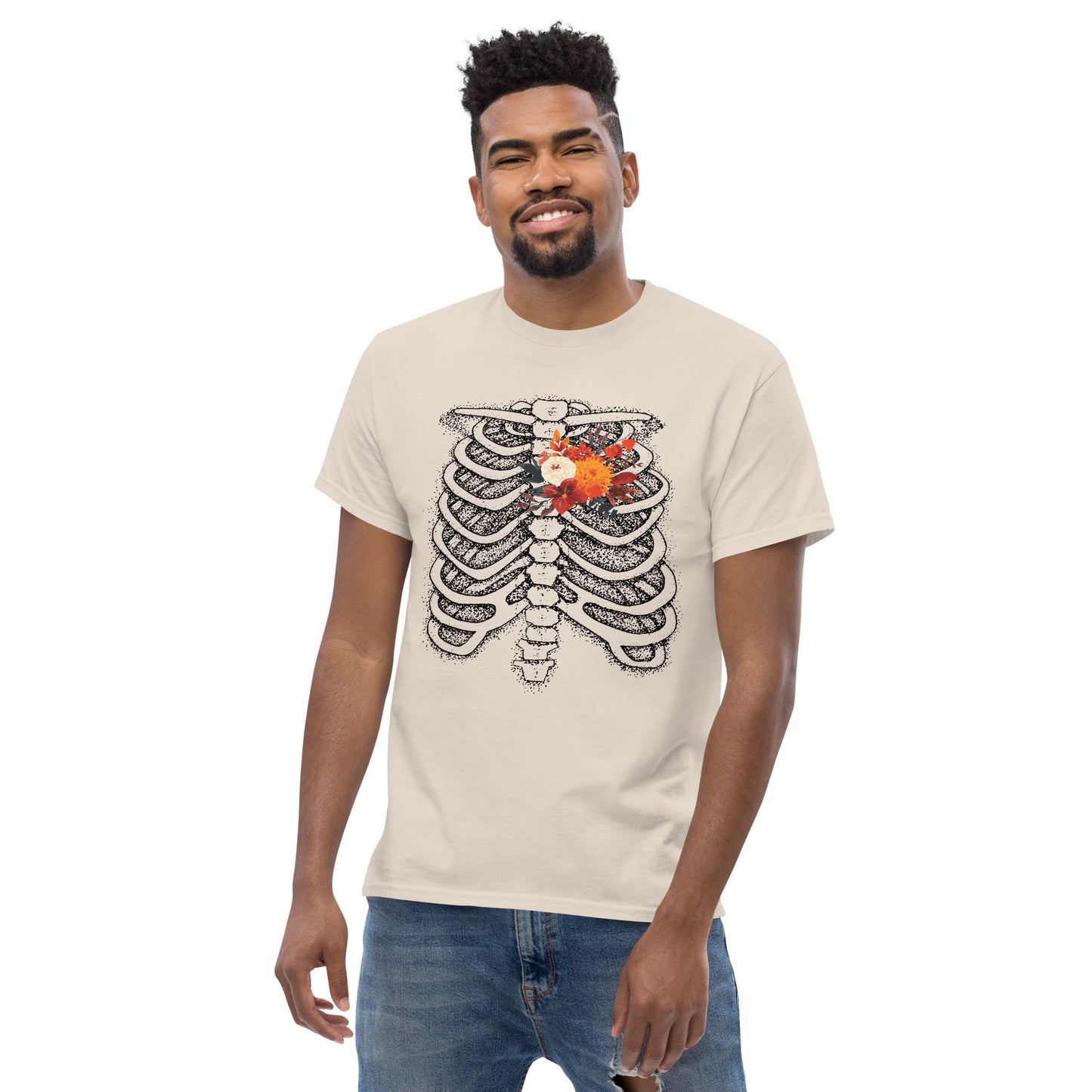 Floral Fall Skeleton T-shirt