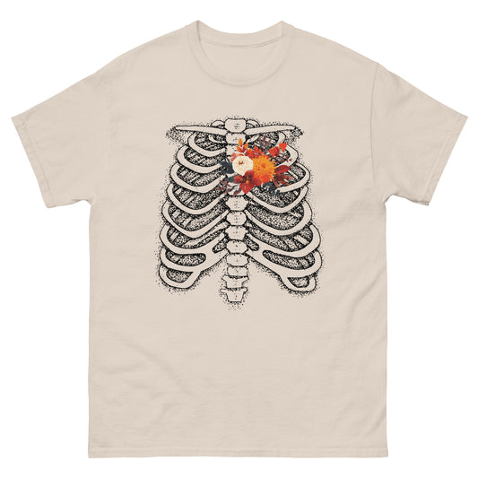 Floral Fall Skeleton T-shirt