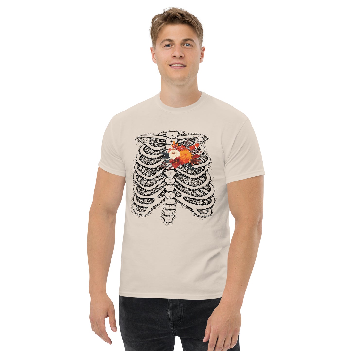 Floral Fall Skeleton T-shirt