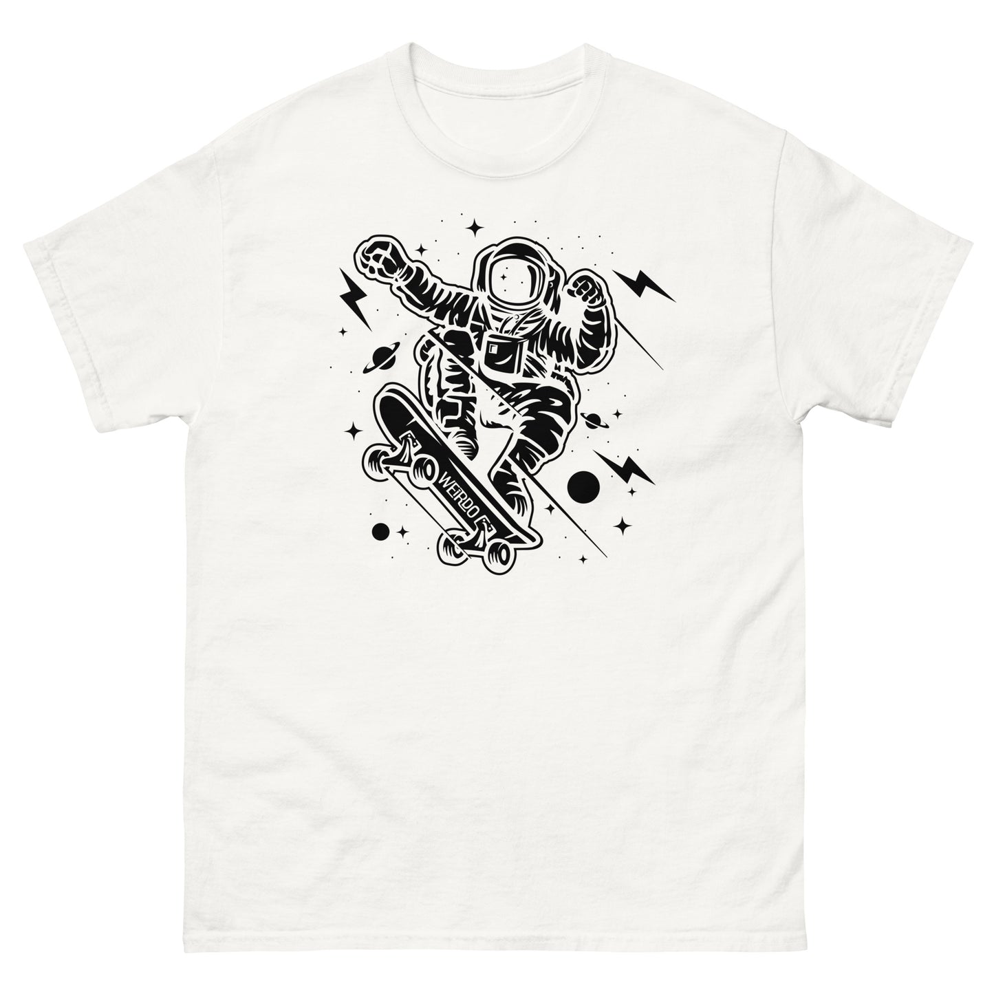 WEIRDO "Space Skater" White T-shirt