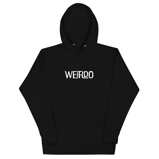 "WEIRDO" Black Hoodie