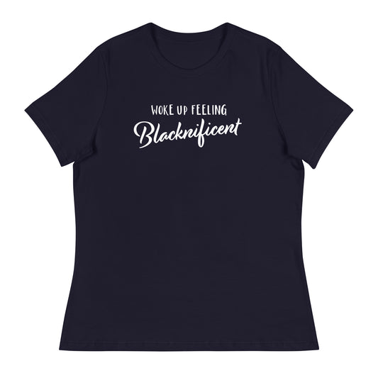 "Woke Up Feeling Blacknificent" T-shirt